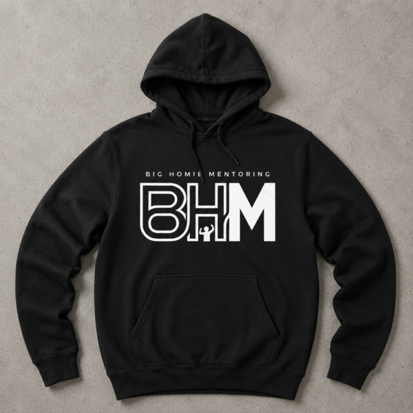 The Big Homie Hoodie Jacket Black (New Logo)
